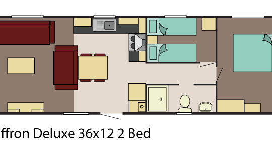 2025 Delta Saffron Deluxe 2 bed DG CH