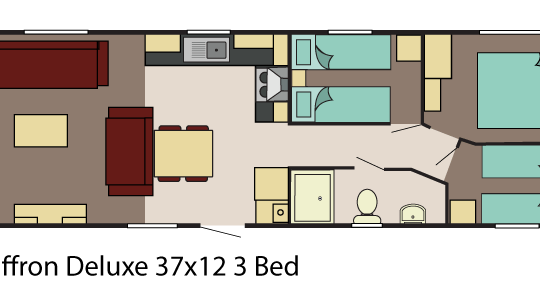 2025 Delta Saffron Deluxe 3 bed DG CH